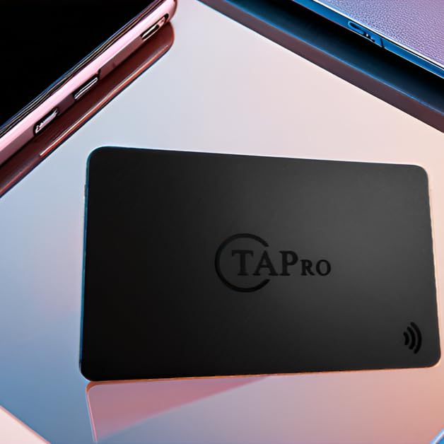 TAPro Digital Business Card & Digital Mini Tap to Share-NFC & Google Review Card 3M Sticker (3Items) - Pro Pruner