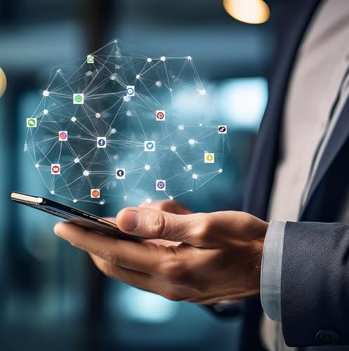 Digital Business Card NFC in Valet Size & Digital Business Card NFC- Mini for the Back of Your Phone or Laptop (Includes Sticker) - Pro Pruner