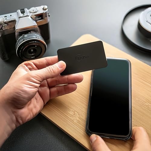 Digital Business Card NFC in Valet Size & Digital Business Card NFC- Mini for the Back of Your Phone or Laptop (Includes Sticker) - Pro Pruner