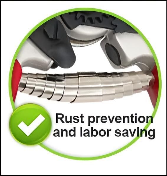 Garden Shears Spring Replacement, Premium Grade by Pro Pruner, Spring Parts (2-Pack) Stainless Steel- No Rust, Volute Springs,Accessories for Secateur - Pro Pruner