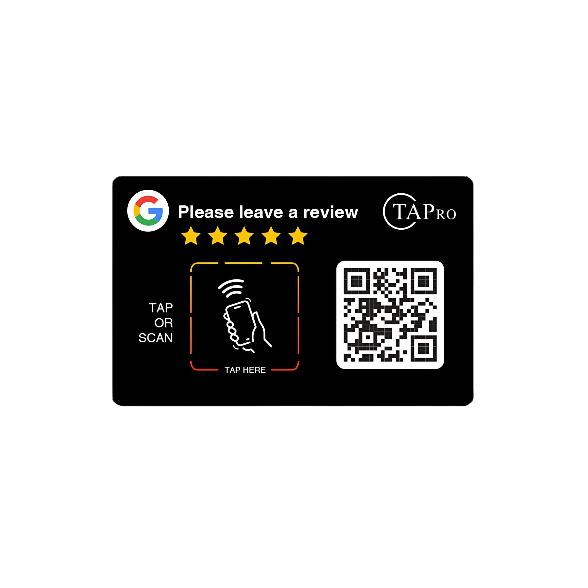 Bundle-1 Digital Business Card Min,1 Card Google Review, Google Review Card (3Pack) 1 Google Review 3M Sticker - Pro Pruner