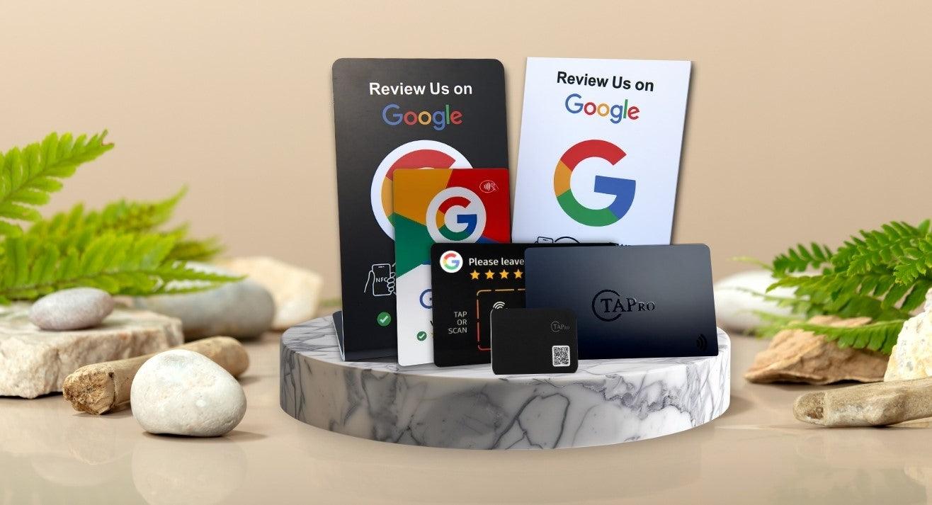 NFC Google Review Stand Nfc  - by TAPro (Black) Hot Seller - Review Us On Google  High Quality Product - Pro Pruner
