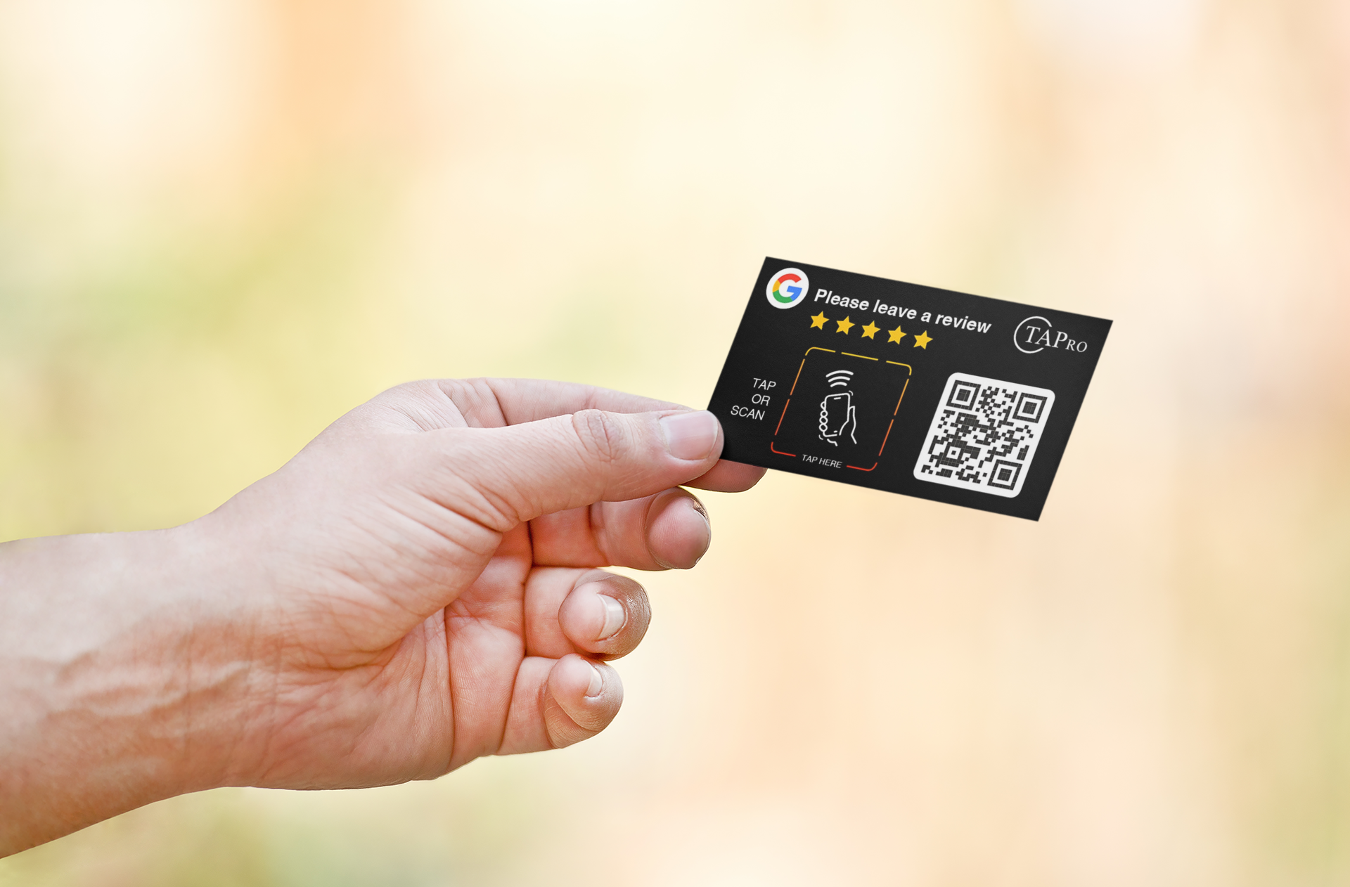 Tap Pro Google Review Card 3M - Unlimited Tap for NFC & QR Code - Pro Pruner