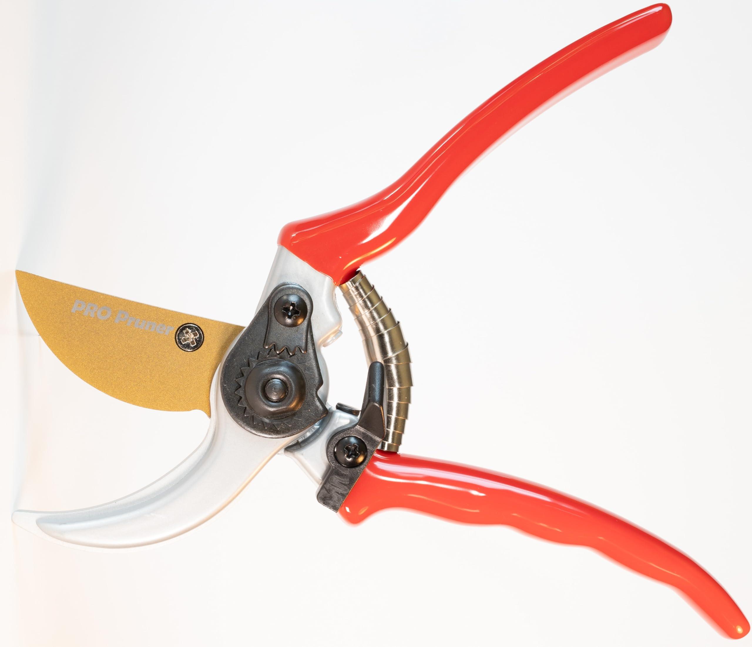 PRO Pruners Garden Shears Professional Grade Rust Free Blade and Comfortable Handles
