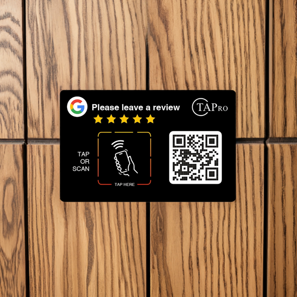 Tap Pro Google Review Card 3M - Unlimited Tap for NFC & QR Code - Pro Pruner