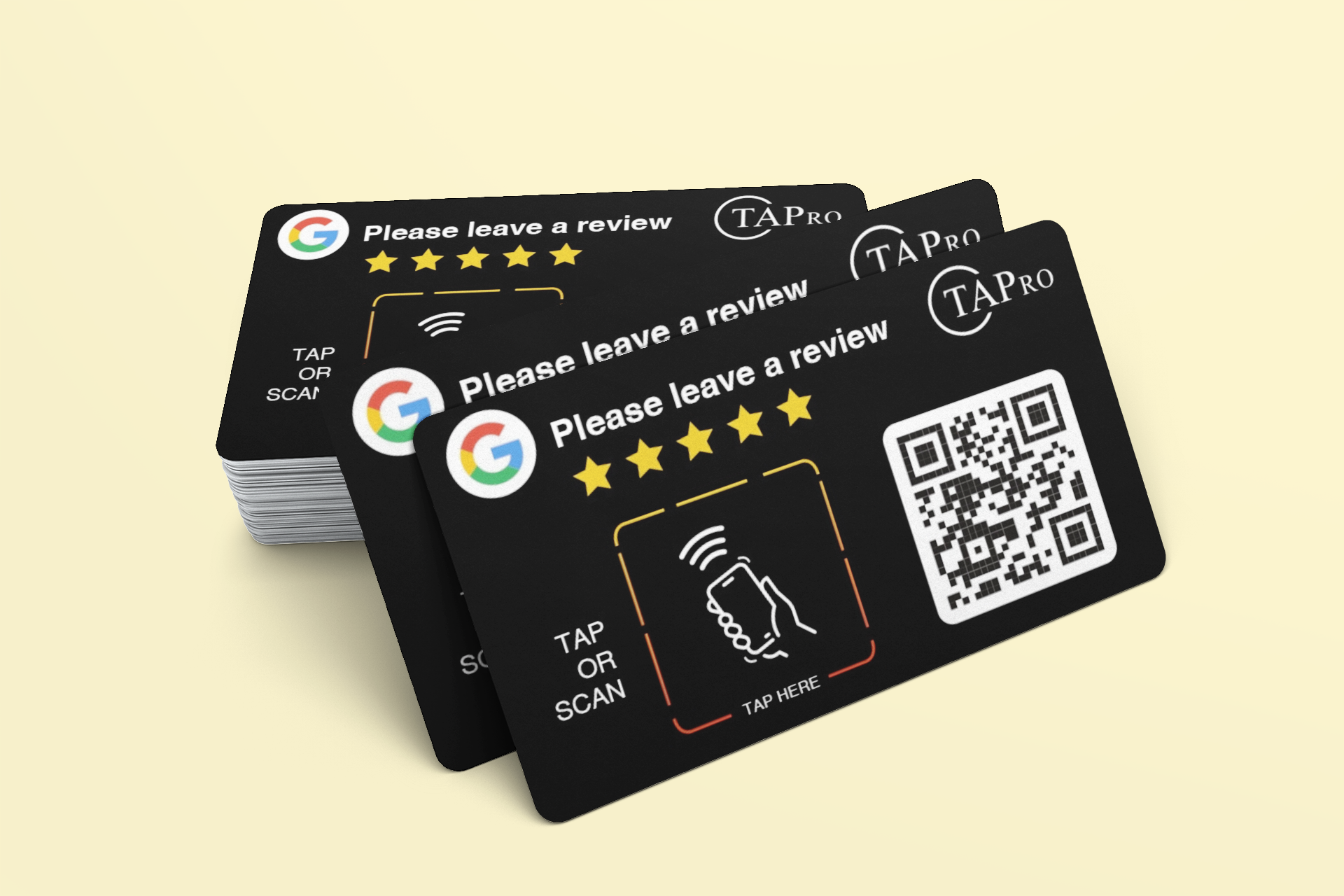 Tap Pro Google Review Card 3M - Unlimited Tap for NFC & QR Code - Pro Pruner