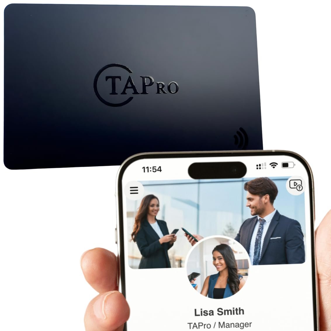 TAPro Digital Business Card-Tap to Share-NFC with QR Code-Custom Network Card - Pro Pruner